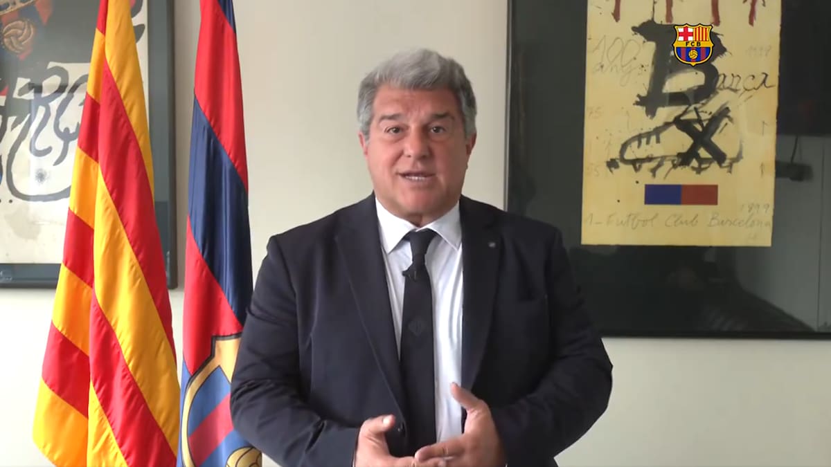 Laporta i el departament legal del Barça veuen recorregut en la denúncia per repetir el Clàssic