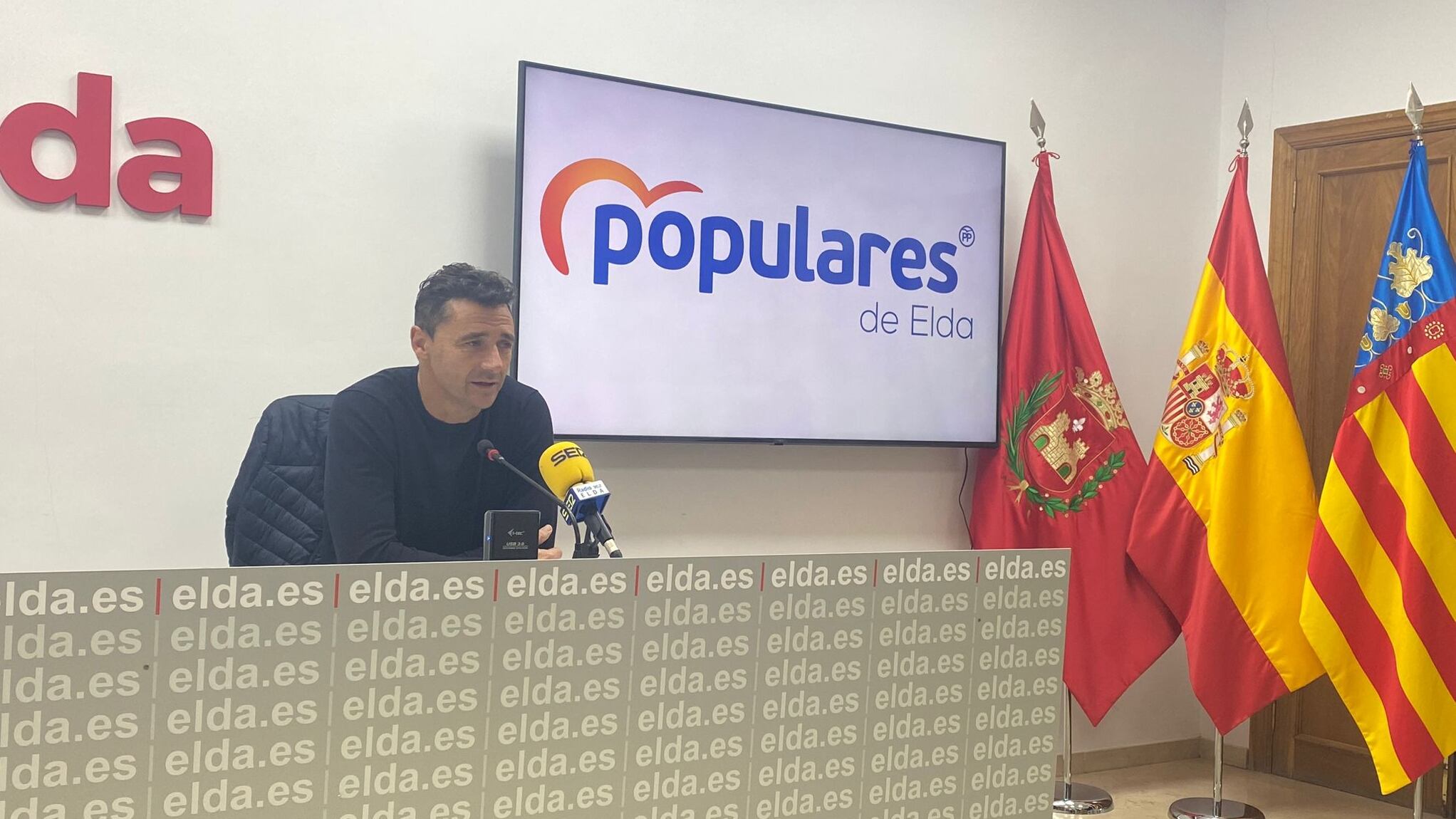 Alberto García, portavoz del PP en Elda