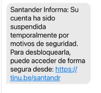 Estafa mitjançant un SMS