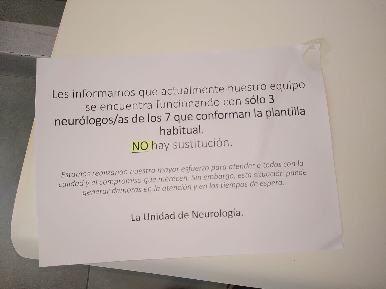 Miguel Angel Blanco exige a la Junta cubrir las plazas de Neurología ante retrasos de meses en Palencia