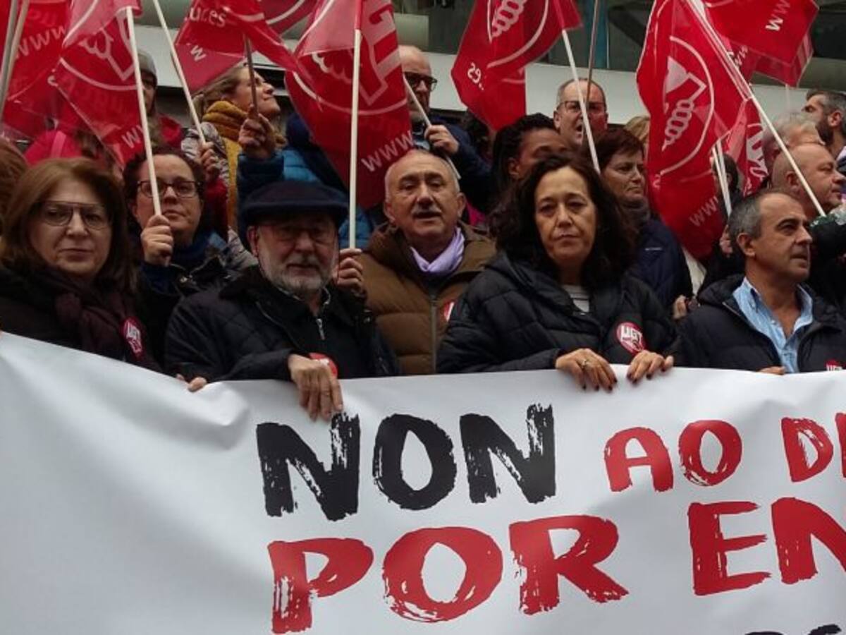 Movilizaciones de A Coruña en contra de los despidos por bajas médicas