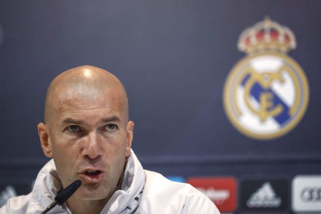 Zidane, en rueda de prensa