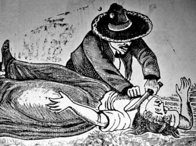 "En Roma, los decenviros ordenaron que el parricida fuese arrojado al río con la cabeza cubierta y metido en un saco de cuero".