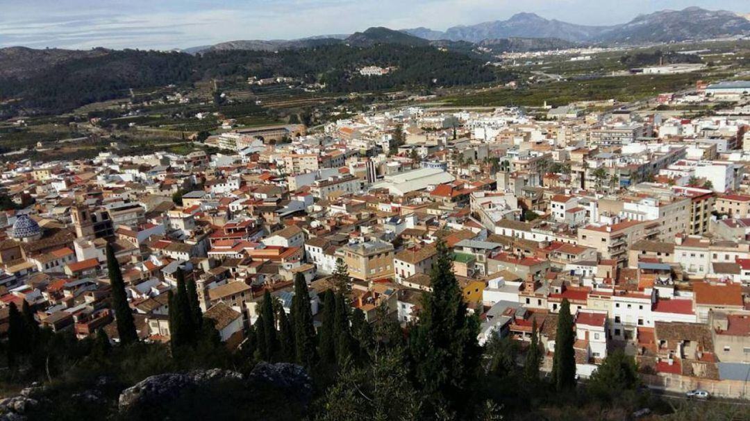 Panorámica del municipio de Villalonga 