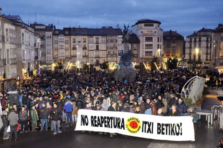 Manifestación contra Garoña