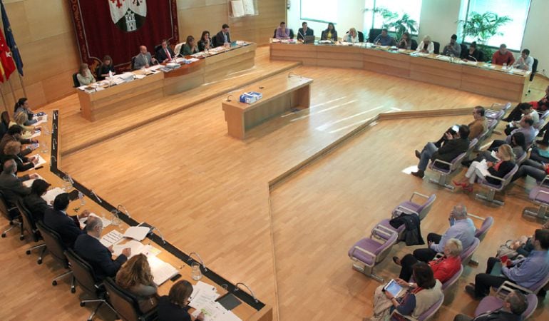 Imagen del pleno municipal del ayuntamiento de Alcobendas