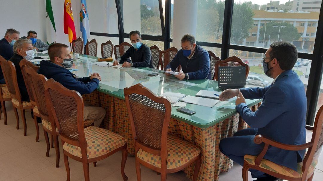 Un momento de la reunión.