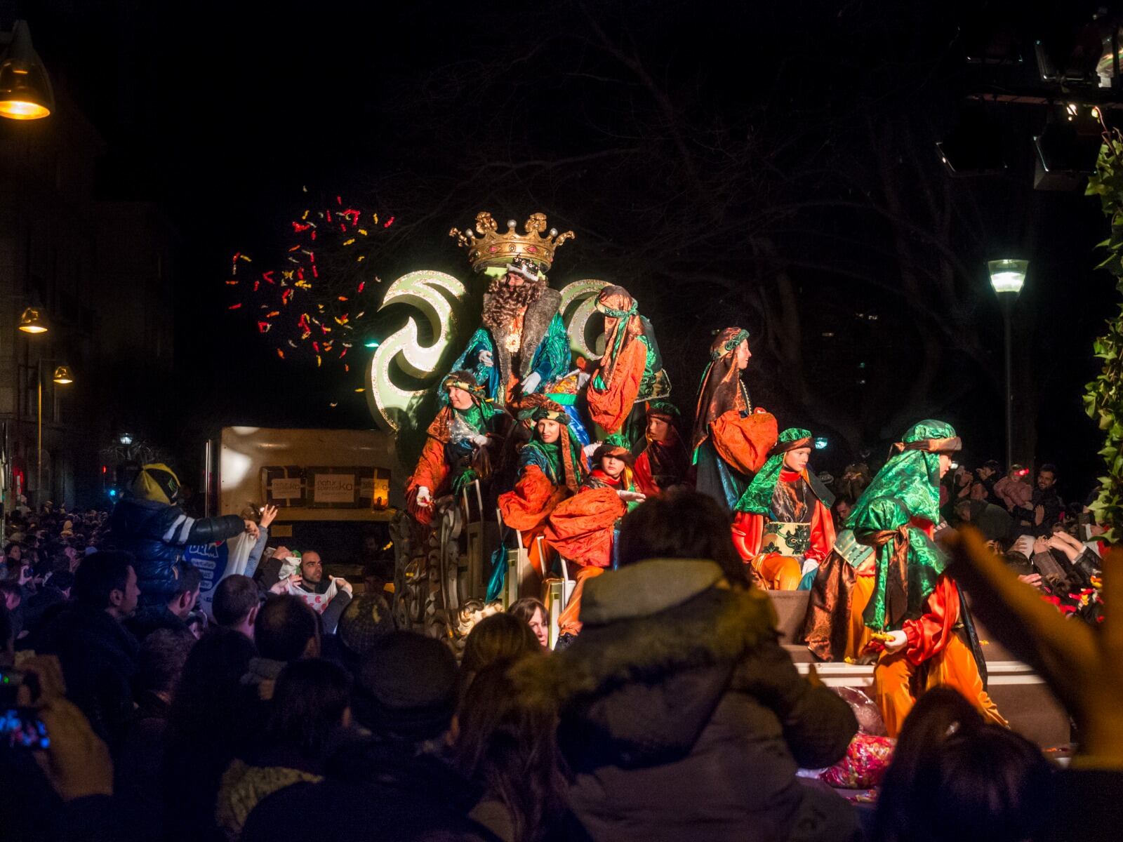 Cabalgata de Reyes en una foto de archivo