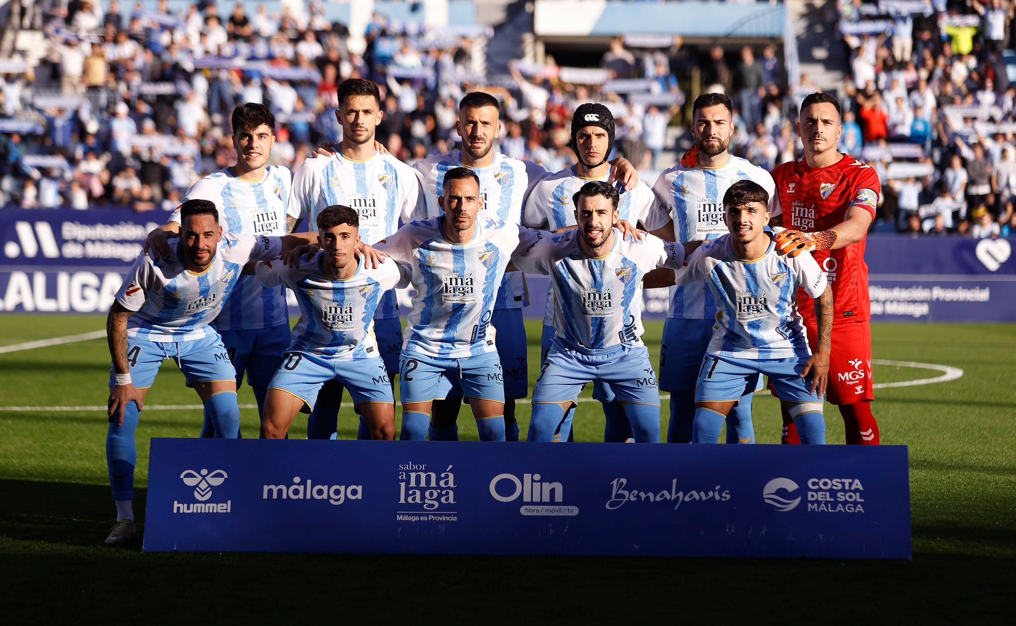 Los futbolistas del Málaga Luismi Sánchez y Nelson Monte, realizaron este lunes el primer entrenamiento de la semana