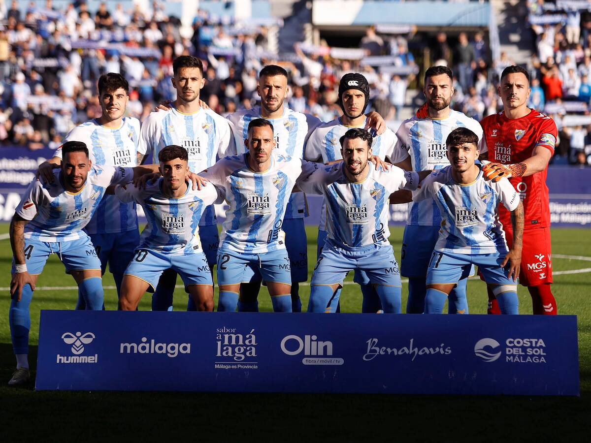 Los jugadores del Málaga Luismi Sánchez y Nelson Monte vuelven al trabajo y podrían ser novedades ante el Tenerife