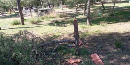 Actos vandálicos en el paraje de San Isidro