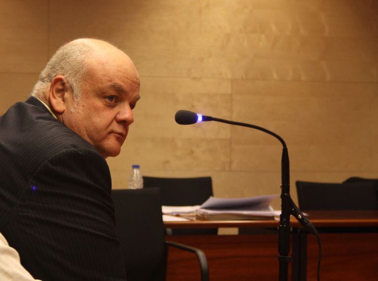 Bernard Andrighetto durant el judici a l'Audiència de Girona