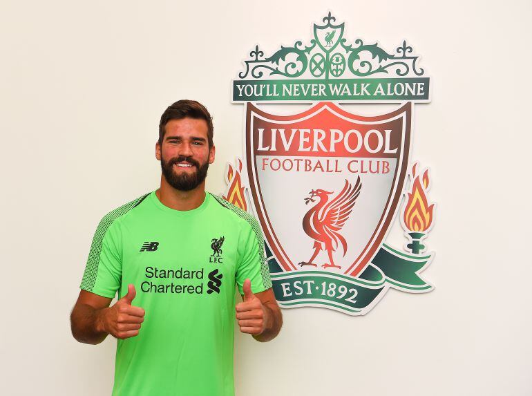 Alisson Becker, nou porter del Liverpool FC.