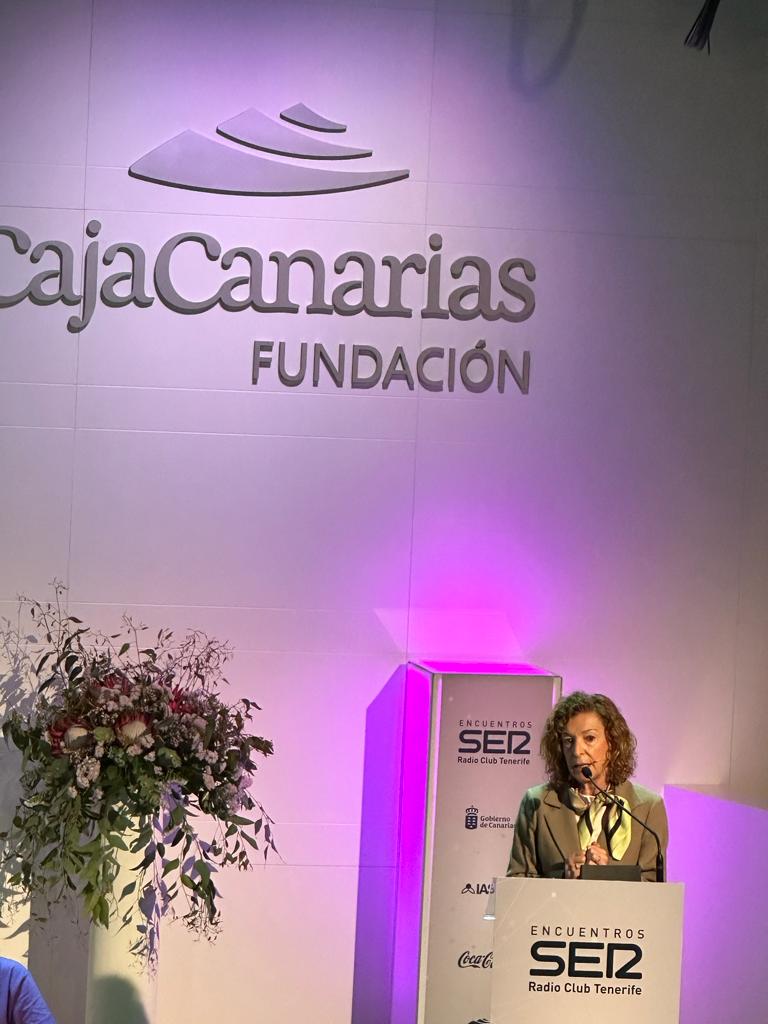 Margarita Ramos, presidenta de la Fundación CajaCanarias.