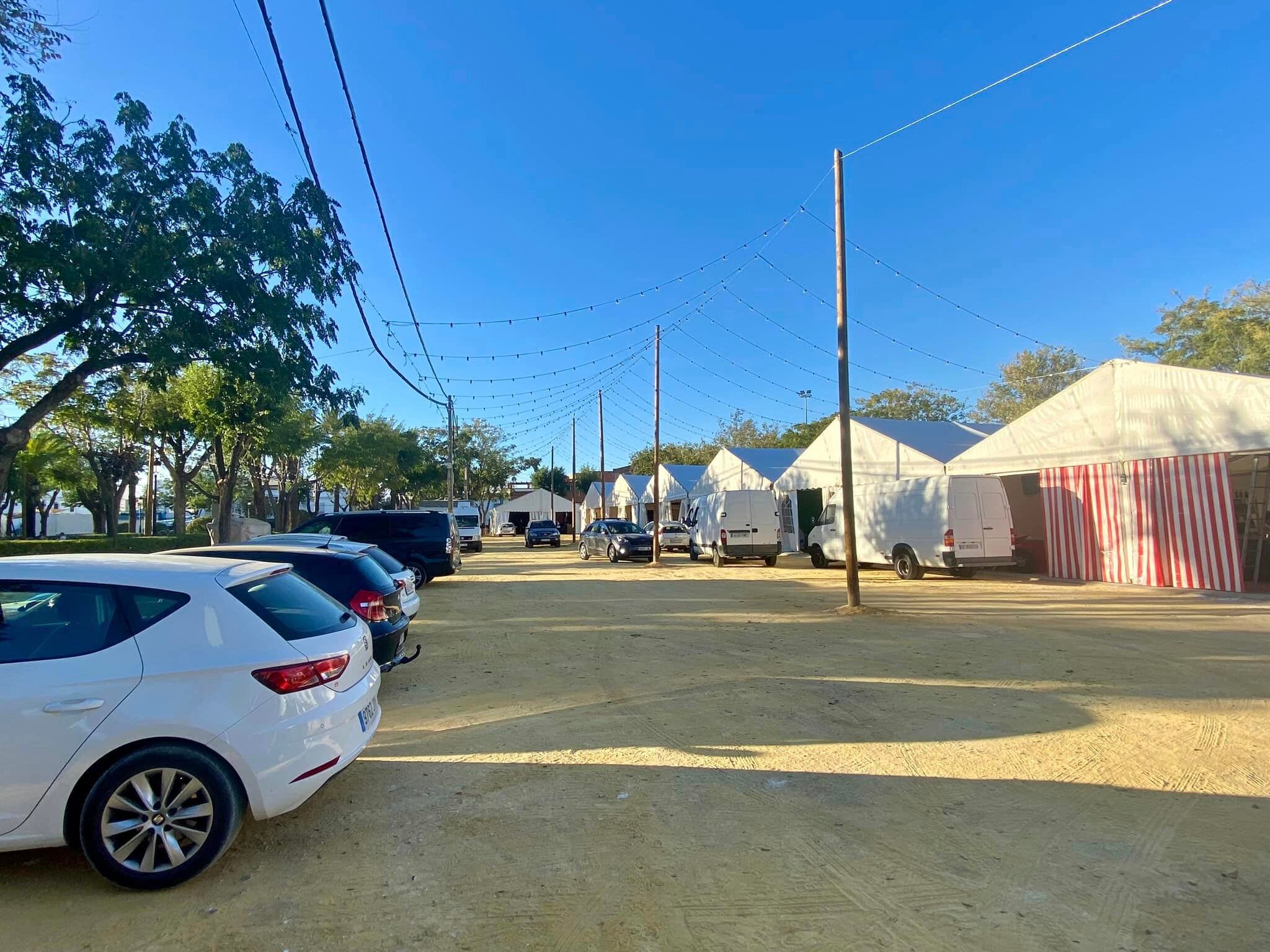 Preparativos de la Feria de la Puebla de Cazalla