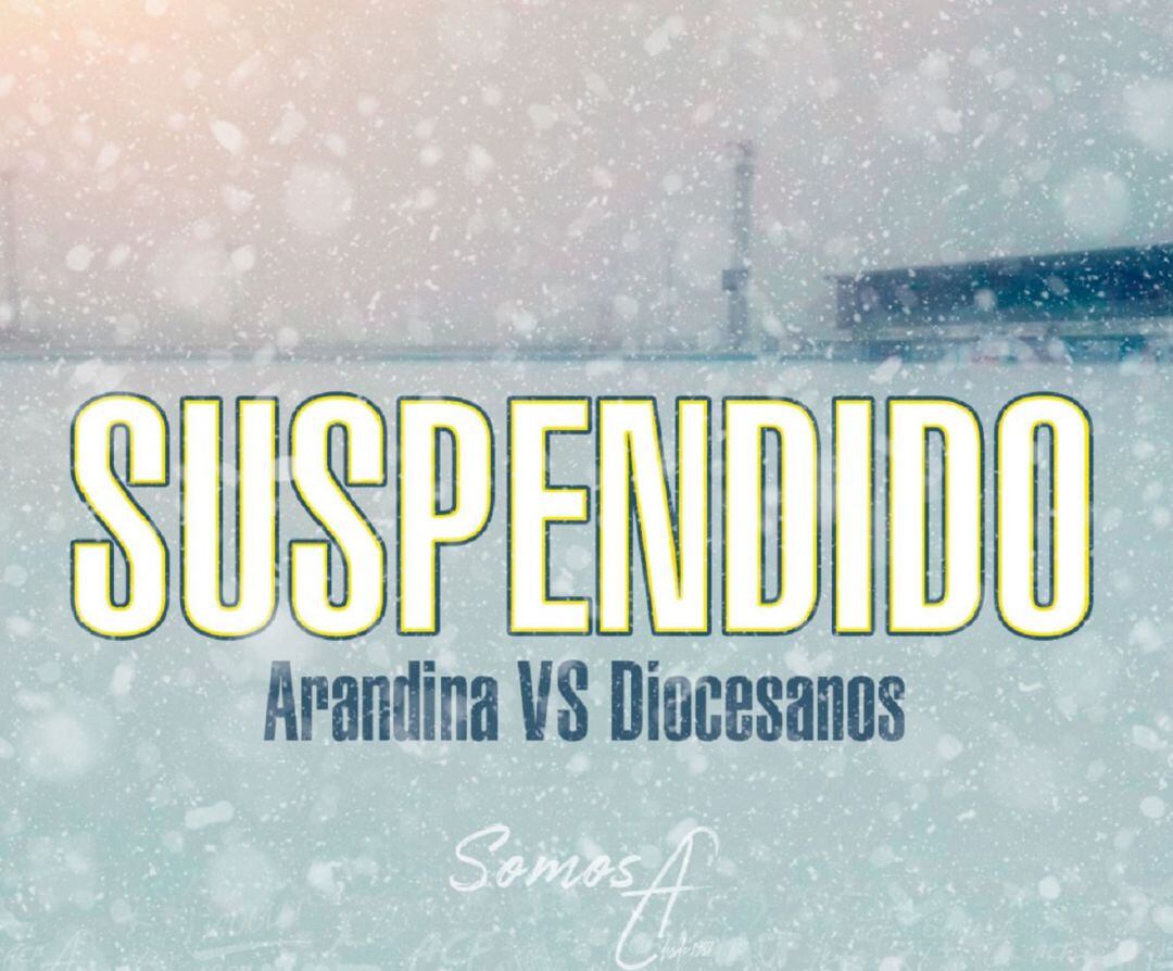 Suspensión del Arandina vs Diocesanos.