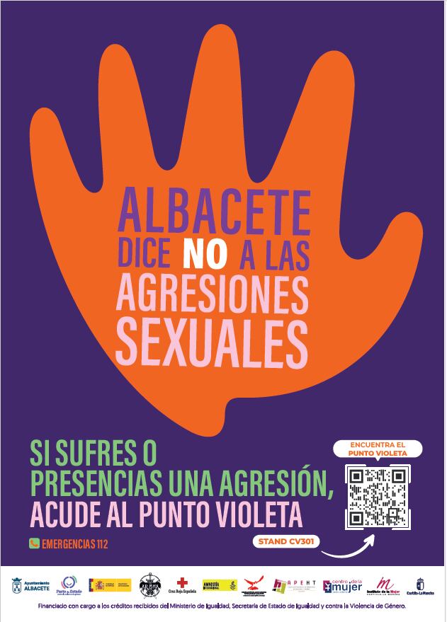 Campaña contra las agresiones sexuales en la Feria de Albacete.