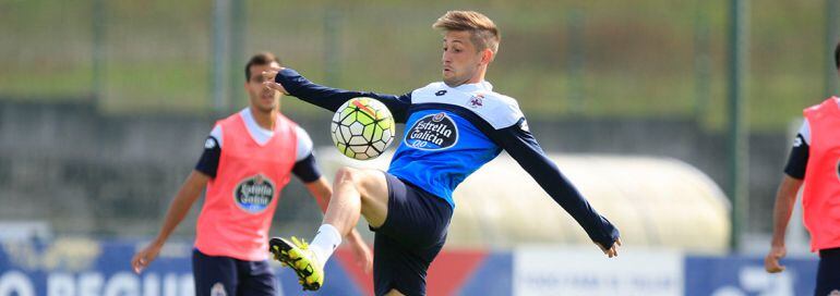 Fede Cartabia durante un entrenamiento