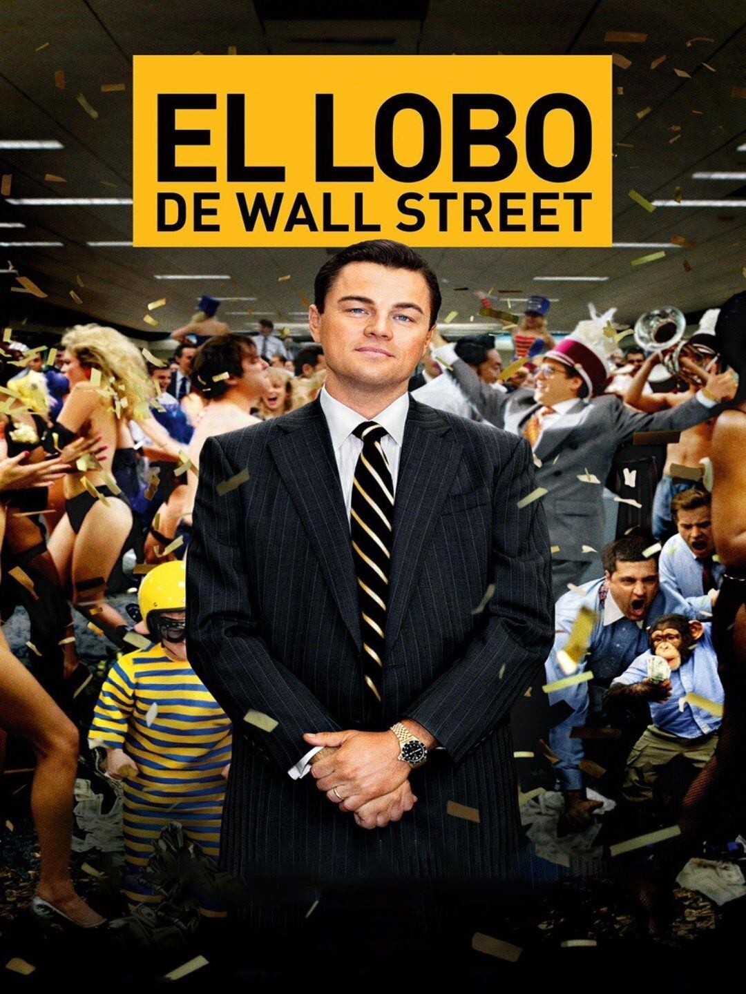 Cartel de El Lobo de Wall Street