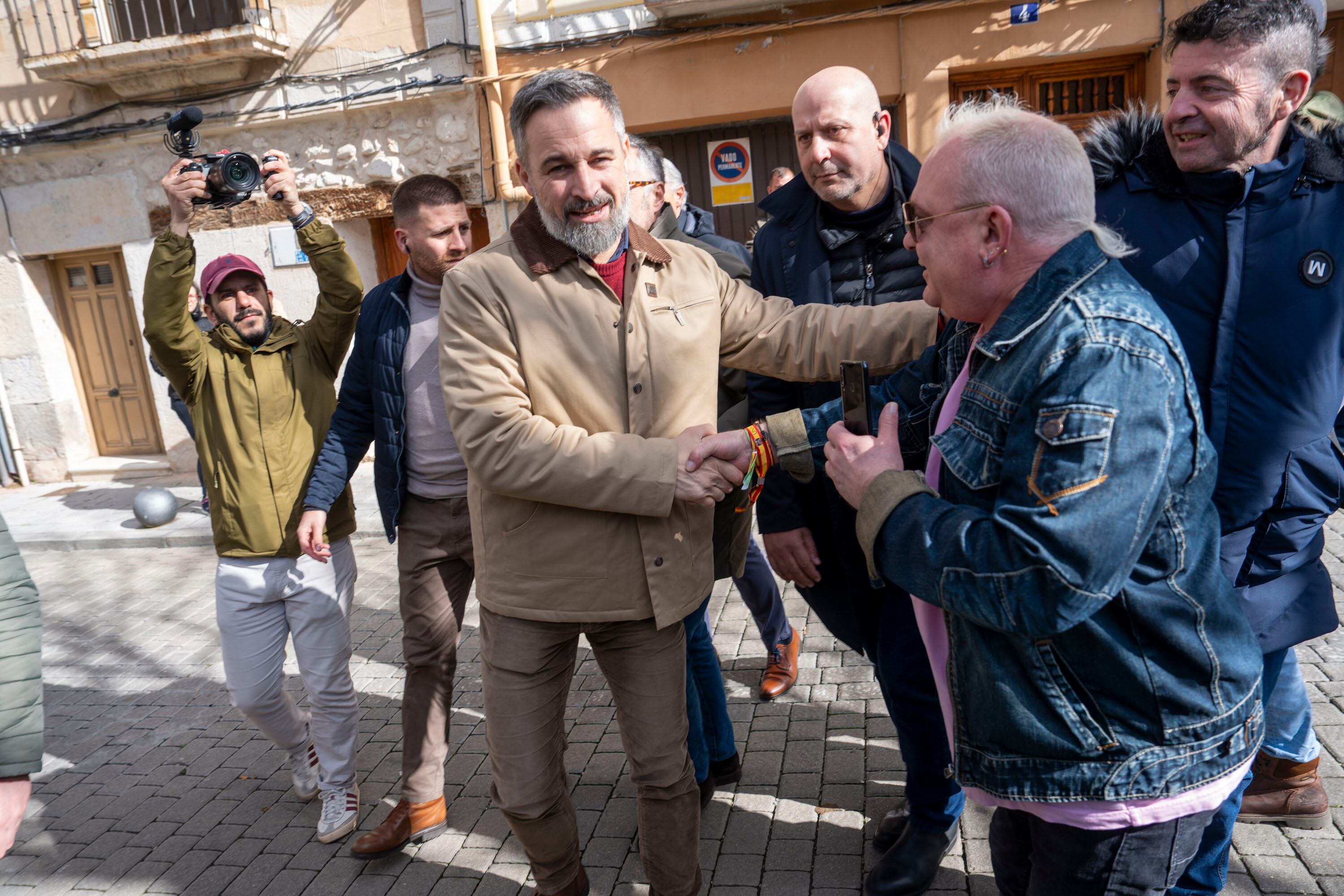 El presidente nacional de Vox, Santiago Abascal.