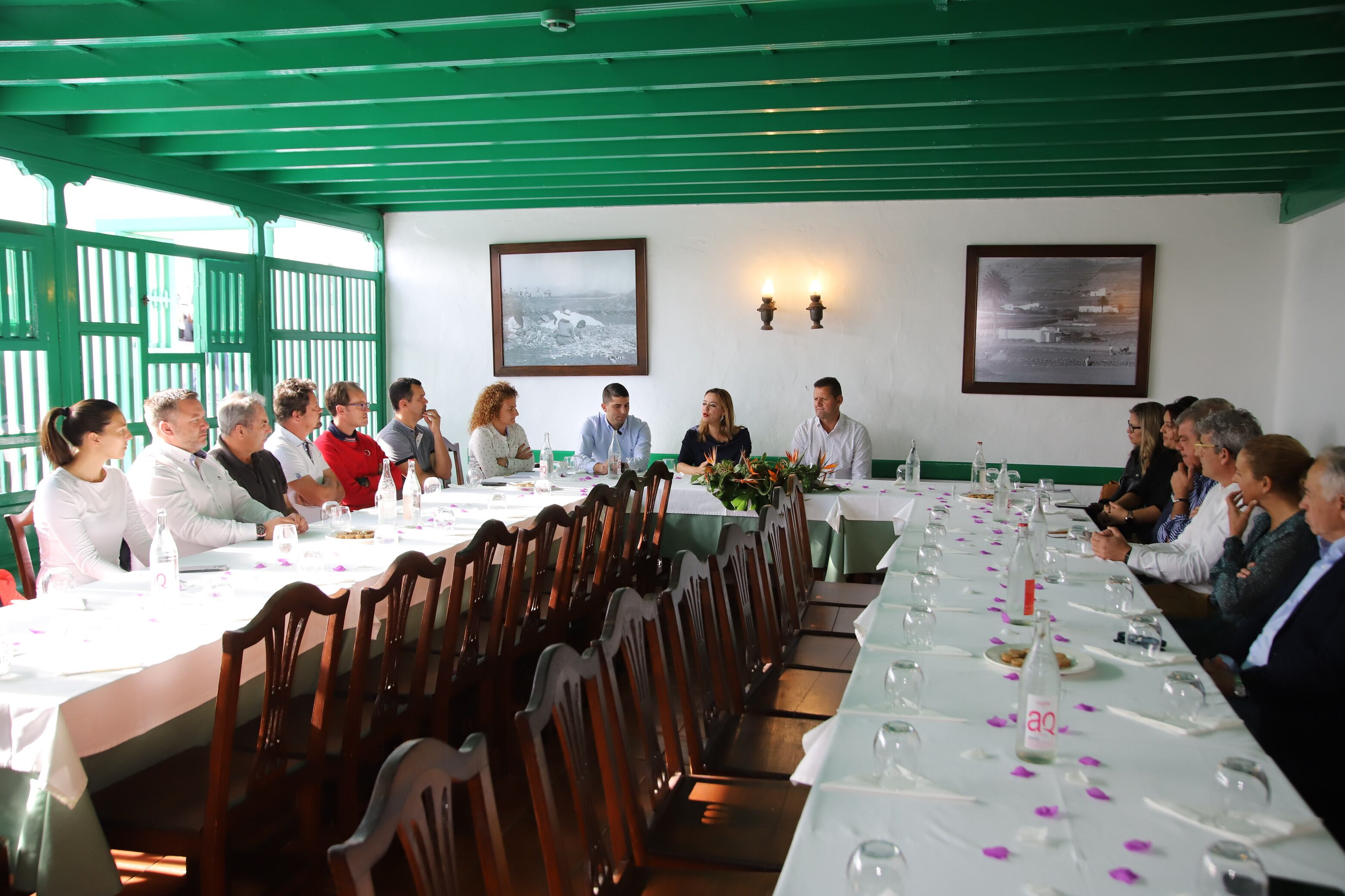 Reunión con viticultores de Lanzarote.