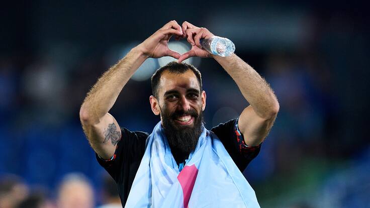 Borja Iglesias, jugador del Celta, sobre las protestas de colectivos en solidaridad con Palestina en las etapas de La Vuelta a España