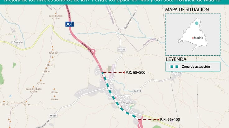 Hablamos con el alcalde de Lozoyuela, Javier Aunión, sobre la licitación de renovación de pantallas acústicas de la A1