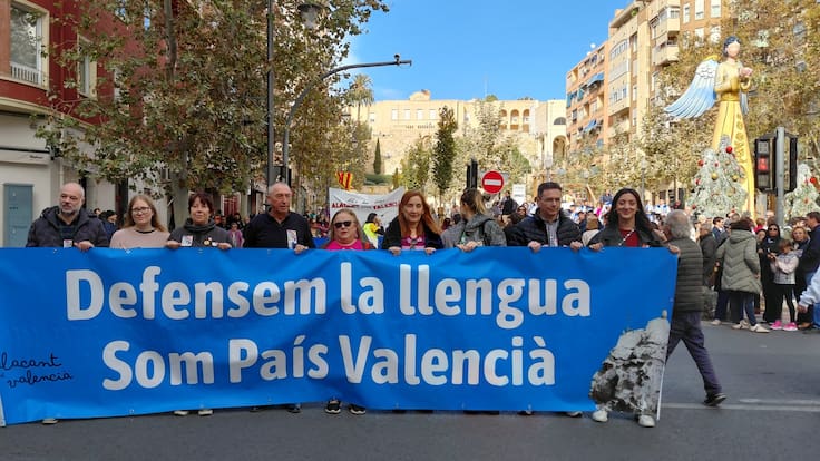 Ismael Vicedo, portavoz de la plataforma 'Alacant pel Valencià', sobre la manifestación de este domingo en Alicante para defender la lengua valenciana