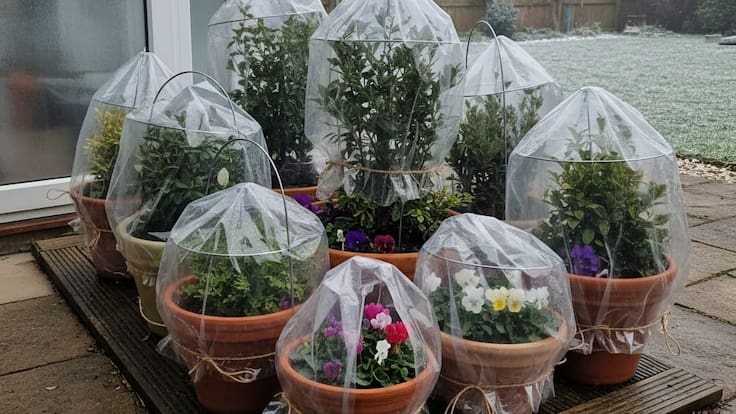 Proteger a nuestras plantas de las heladas, claves para evitar los daños del frío en el jardín