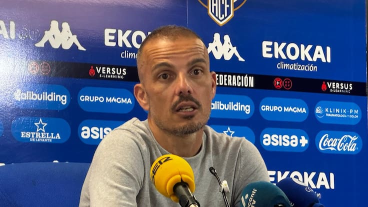 Rueda de prensa de Beto Company, entrenador del Hércules, en la previa del partido ante el Teruel