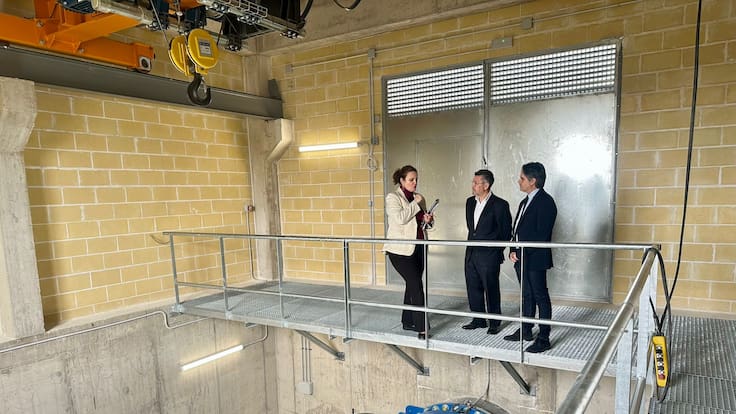 Manuel Pineda, subdelegado del Gobierno en Alicante, sobre la modernización del sistema hidráulico de los depósitos de Rabasa