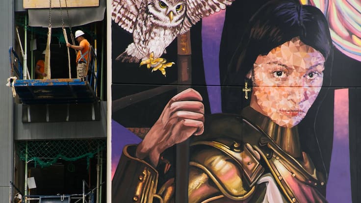 Entrevista a Uriginal, autor del mural de Alcobendas que participa en el Street Art Cities