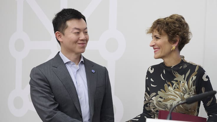 Entrevista con la presidenta navarra, María Chivite, sobre el inminente acuerdo con la empresa china Hithium