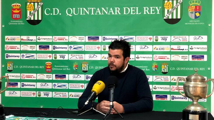 Carlos Gómez, entrenador del CD Quintanar