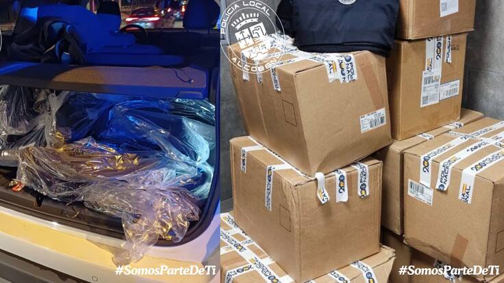 Entrevista a Antonio Pardo, Jefe de la Policía Local de Alcobendas, tras la detención de dos personas por el robo de 390 prendas de ropa de la marca ZARA