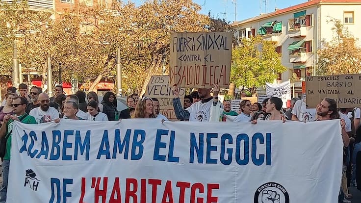 Raúl Font, portavoz del Sindicat de Barri de Carolines: "La especulación con la vivienda está expulsando a los vecinos de sus barrios"