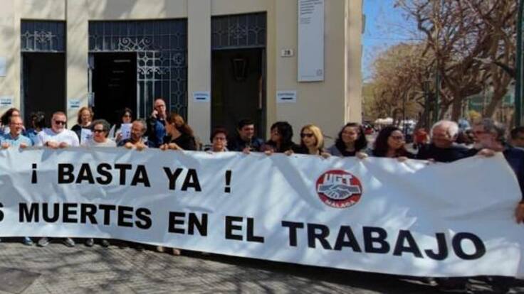"La siniestralidad laboral sigue disparada en Málaga" V Sandoval UGT