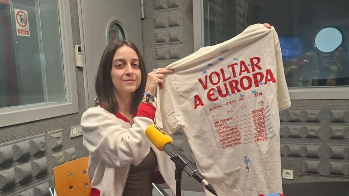 Entrevista a Carmen Villarroel, aficionada del Celta que ha estado en todos los partidos de visitante de la Europa League