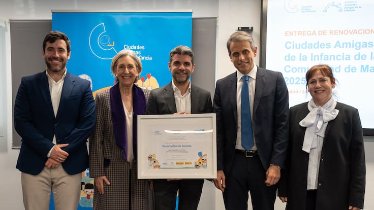 Jesús Muñoz, alcalde de Paracuellos de Jarama, sobre el sello 'Ciudad Amiga de la Infancia' de Unicef