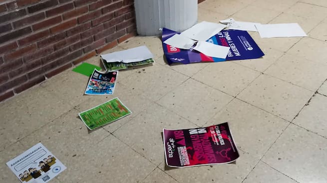 Pintadas de 'Viva Franco' y negacionistas del feminismo: auge reaccionario tras el asalto ultra en la Complutense