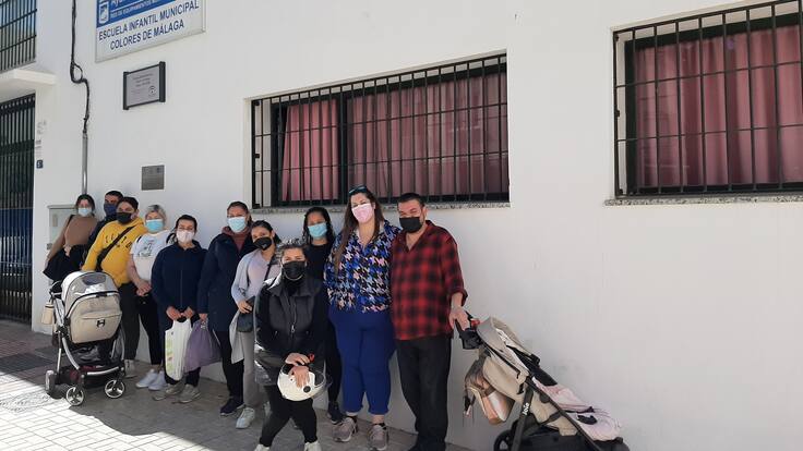 "No al cierre de la guardería Colores de Málaga"