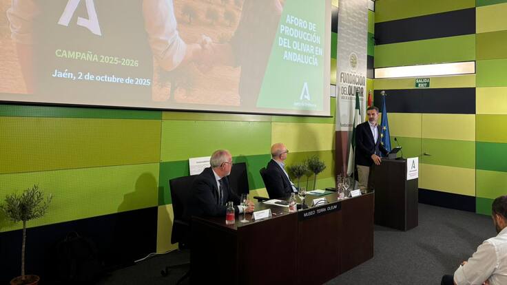 Ramón Fernández-Pacheco, consejero de Agricultura de Andalucía: "Jaén produce el 44% del aceite de oliva de Andalucía"