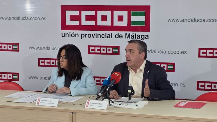 "Casi la mitad de los trabajadores extranjeros cobran menos de 800 euros mensuales en Málaga" F Cubillo, CCOO