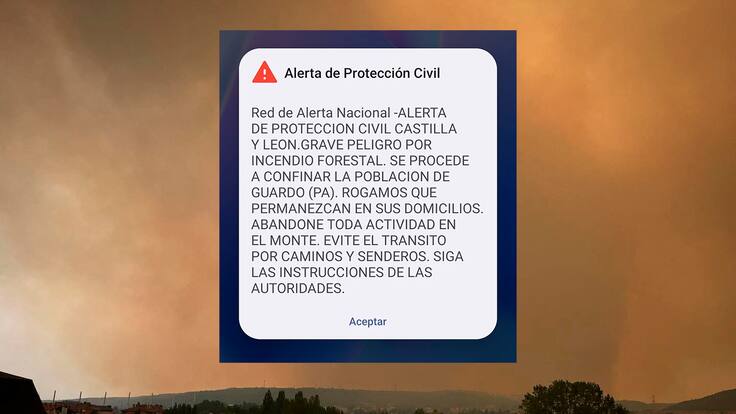 Se consigue "sujetar" el incendio en las inmediaciones de Guardo