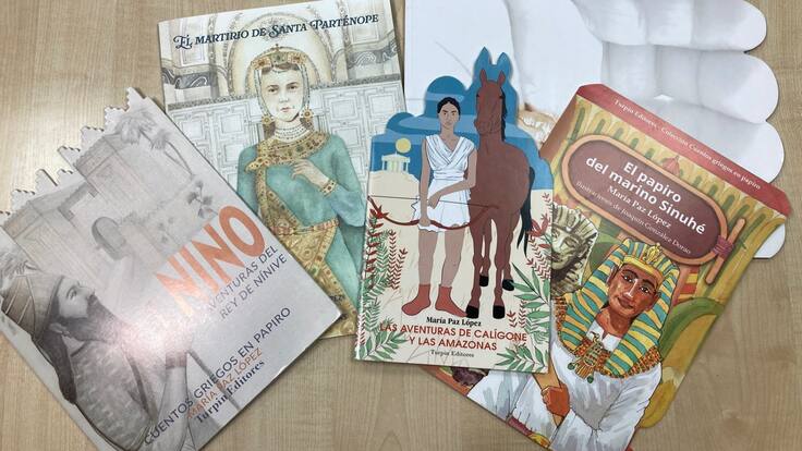 Entrevista a Mari Paz López sobre la 'Colección de Cuentos en Papiros'