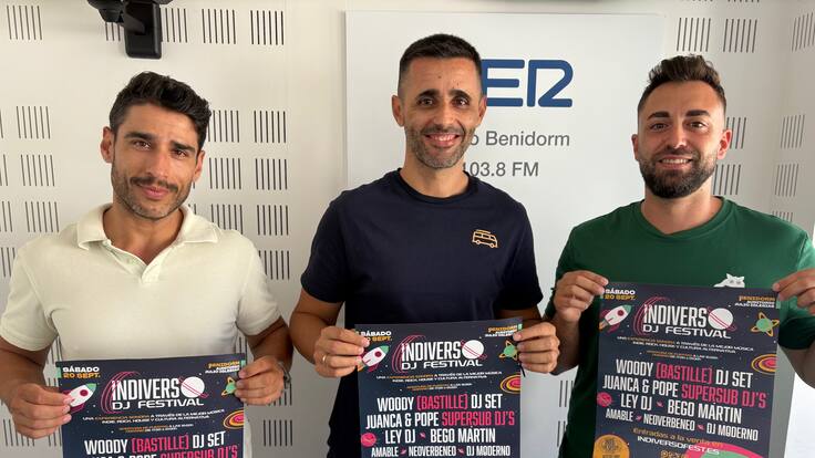 Indiverso DJ Festival llega a Benidorm el sábado 20 de septiembre