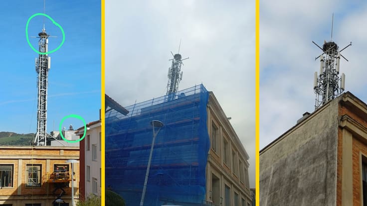 Denuncian nuevas obras junto a un nido de cigüeñas en Gorliz en plena época de cría: “Sería una negligencia muy importante”