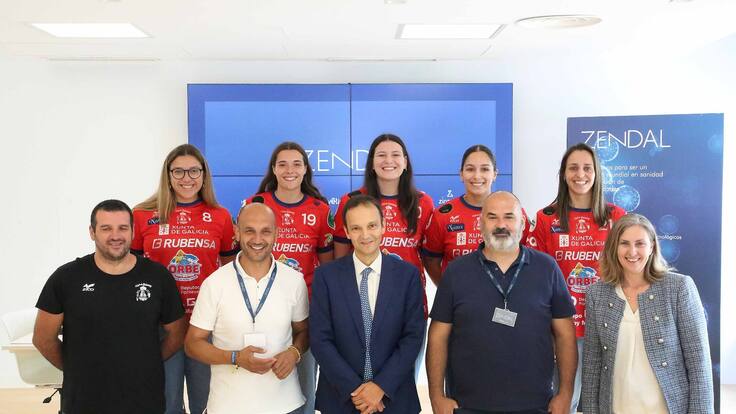 El presidente del BM Porriño se felicita por el patrocinio del Grupo Zendal