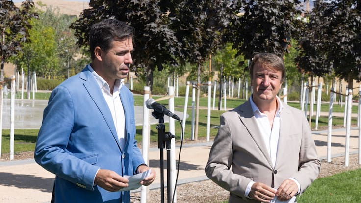 Jesús Moreno, alcalde de Tres Cantos, durante la presentación del inicio del curso político