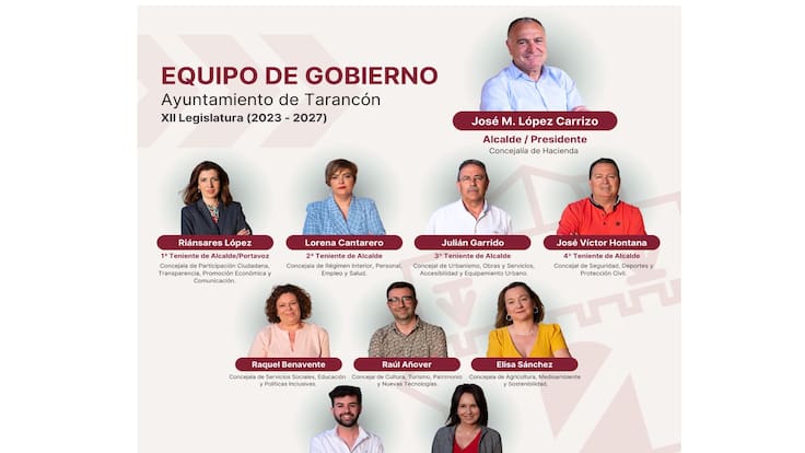 José Manuel López Carrizo anuncia las delegaciones del Ayuntamiento de Tarancón